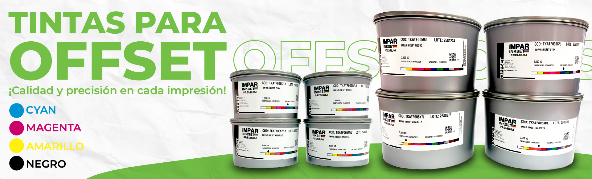 TINTAS PARA OFFSET